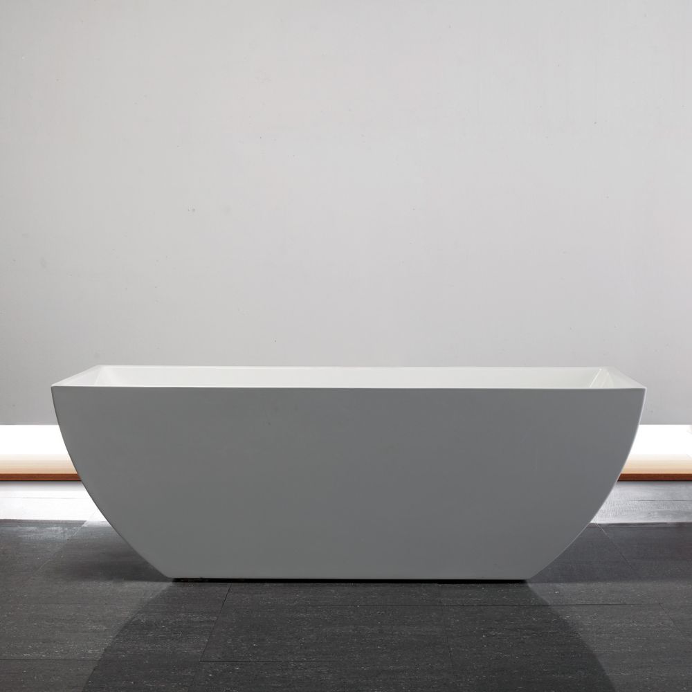 Acri Tec Priscilla Seamless Free Standing Acrylic Bathtub 67 Priscilla Seamless Free Standing Acrylic Bathtub