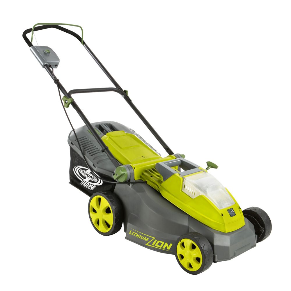 Sun Joe iON 16inch 40V Cordless Lawn Mower with Brushless Motor The