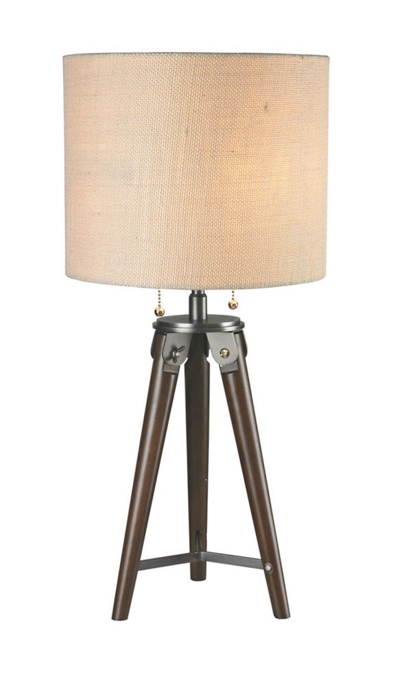 lamp wooden inch table