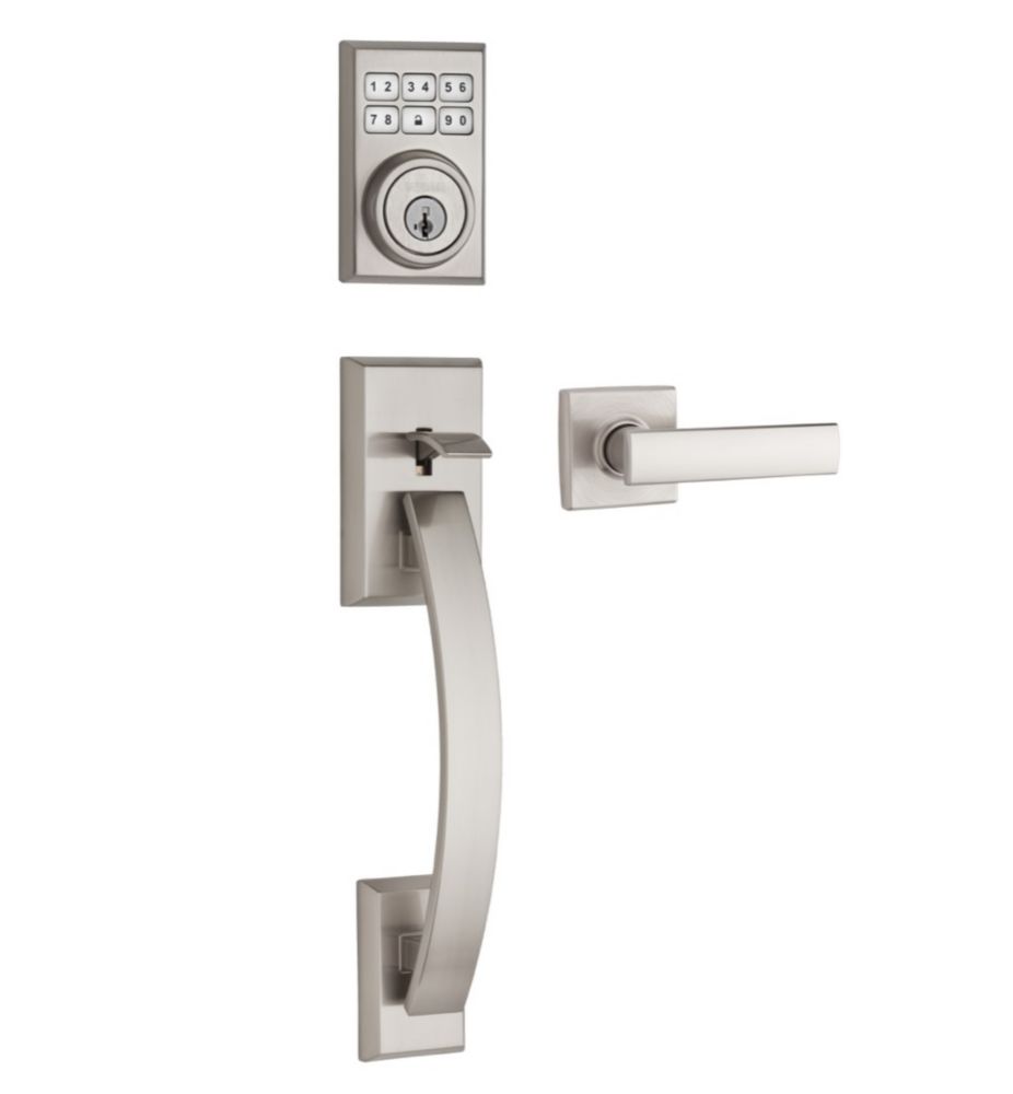 Weiser Tavaris SmartCode Single Cylinder Keyless Entry Handleset with