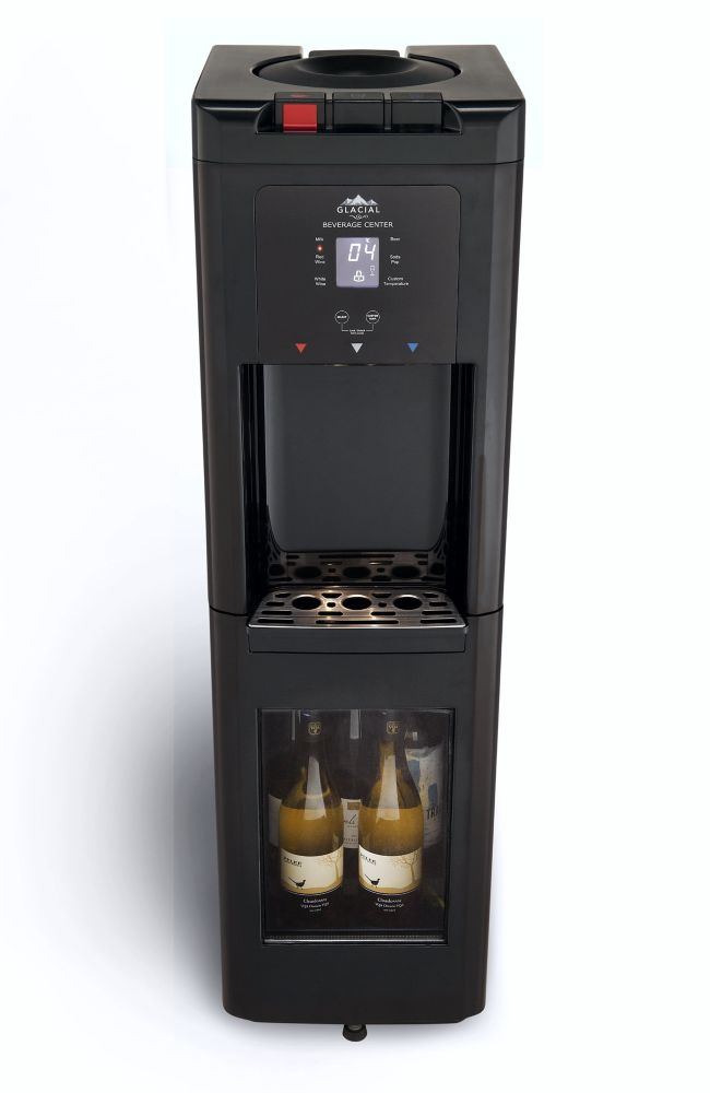 Viva Viva Black Top Load Water Cooler , Digital Display And True Refrigerated Bottom Wine Cooler