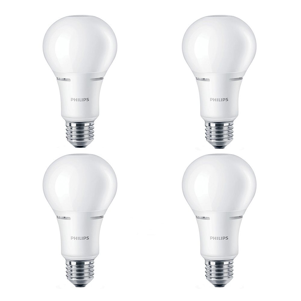 Philips 75W Equivalent Soft White WarmGlow (2700K - 2200K) A21 LED ...