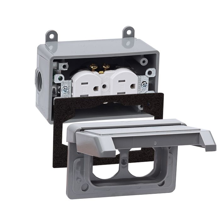 Red Dot GFCI Receptacle Cover Horizontal, Bronze The Home Depot Canada