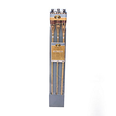 Outdoor Decorative Lighting The Home Depot Canada Bamboo Torch 3 Pack