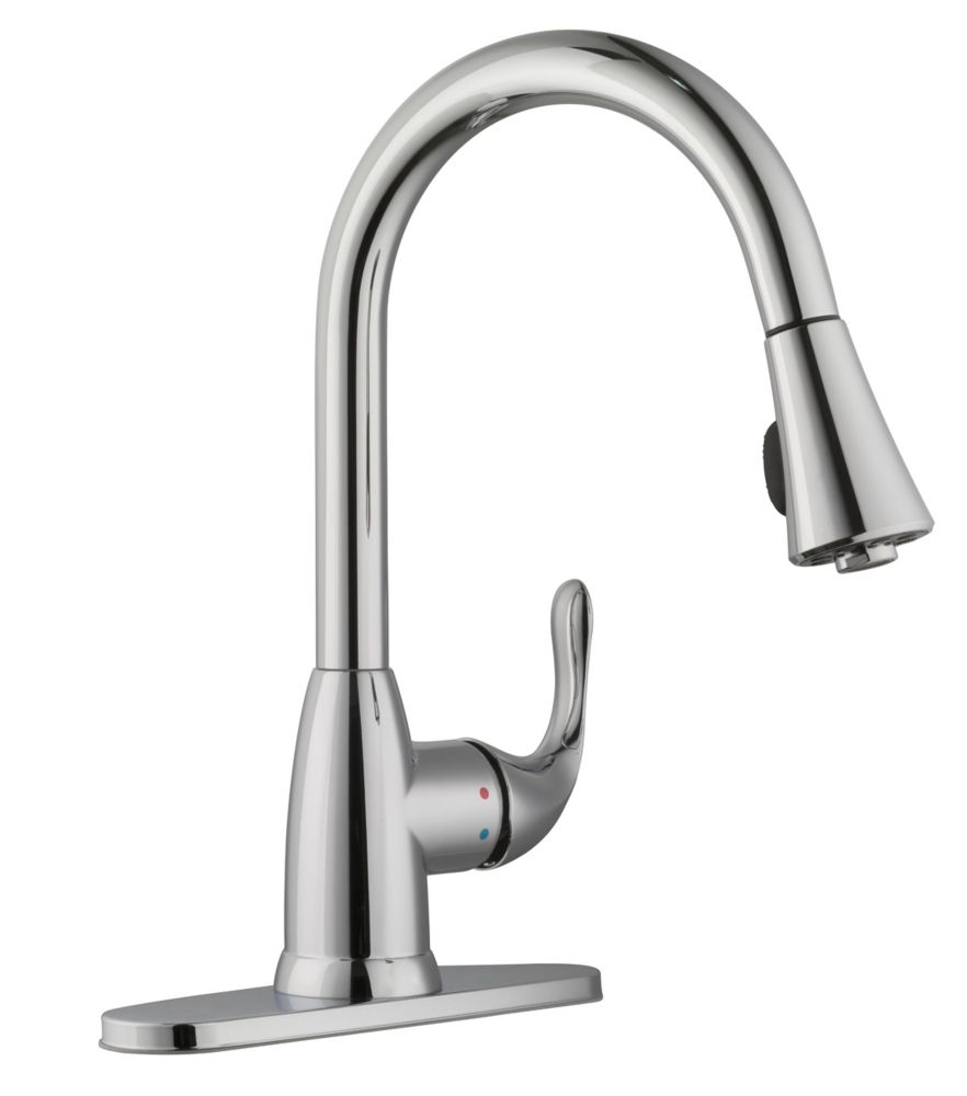 Glacier Bay Market Single Handle Pull Down Kitchen Faucet