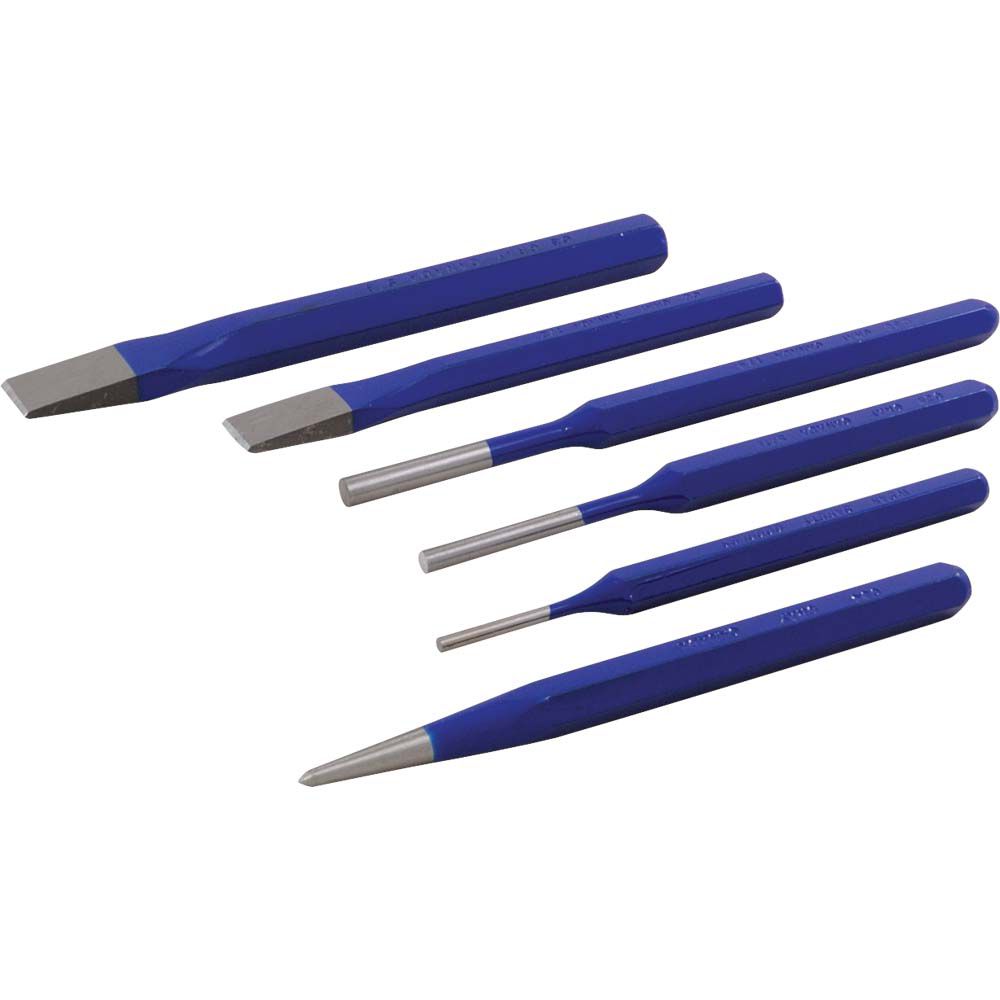 6 Piece Punch And Chisel Set 6 Piece Punch And Chisel Set
