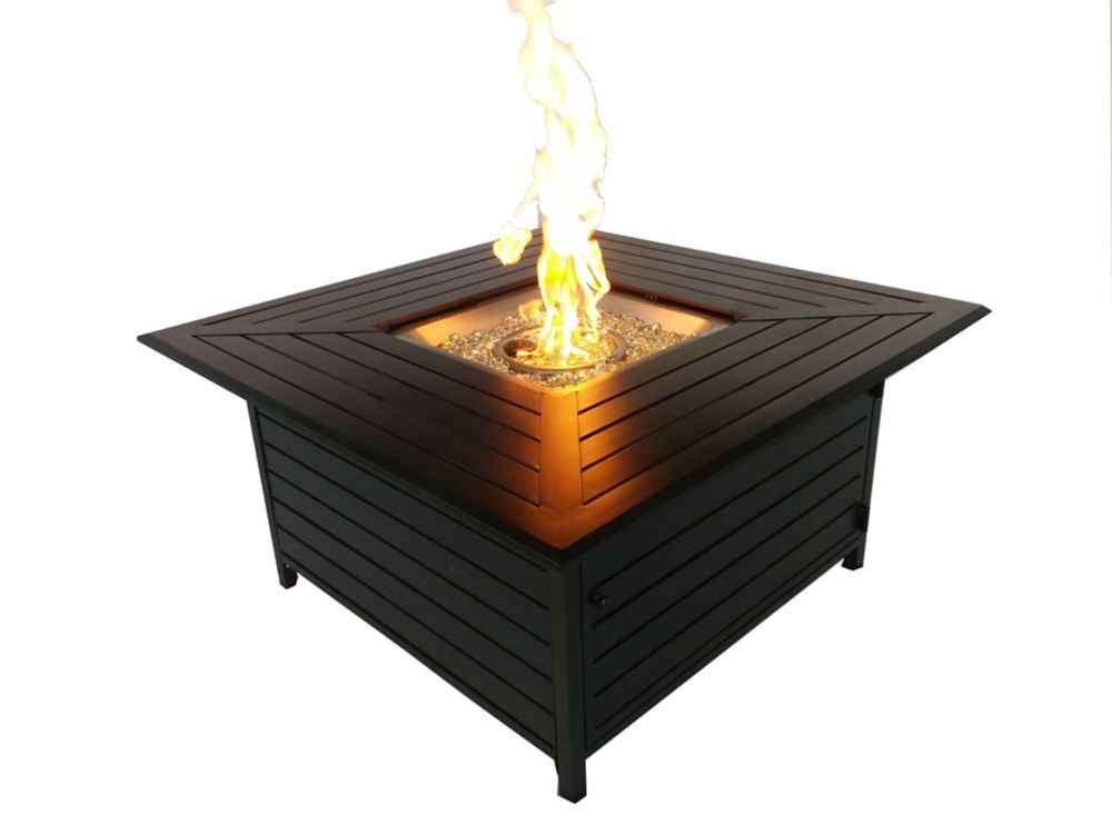 Paramount Square Outdoor Convertible Fire Pit Table
