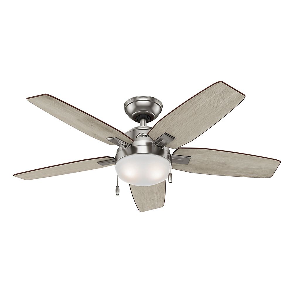 Hunter Antero 46 po Nickel bross  Ventilateur  de  plafond  