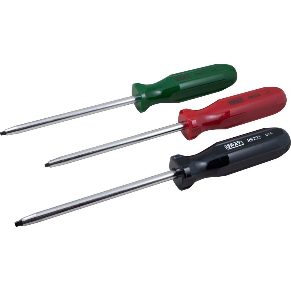 square recess screwdriver sizes