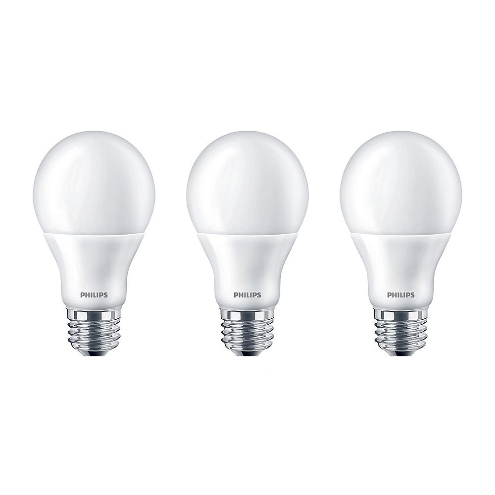 Philips 60W Equivalent Daylight (5000K) A19 LED Light Bulb ENERGY STAR ...