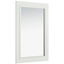 Cambridge 30-inch L x 22-inch W Wall Mounted Vanity Decor Mirror in Soft White