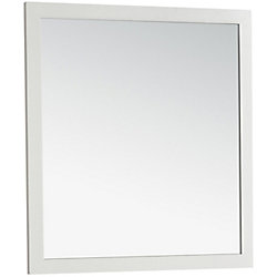 Chelsea 34-inch L x 32-inch W Wall Mounted Decor Vanity Mirror in Soft White