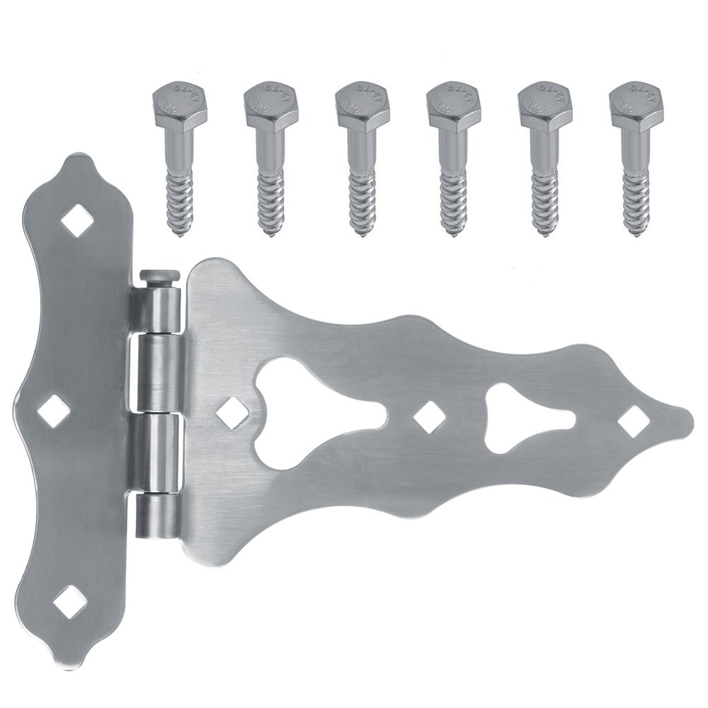 Everbilt 8Inch Stainless Steel Decorative THinge 1pk The Home Depot Canada