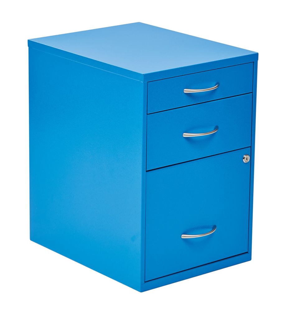 22 Inch Storage File Cabinet Blue 22 Inch Storage File Cabinet Blue