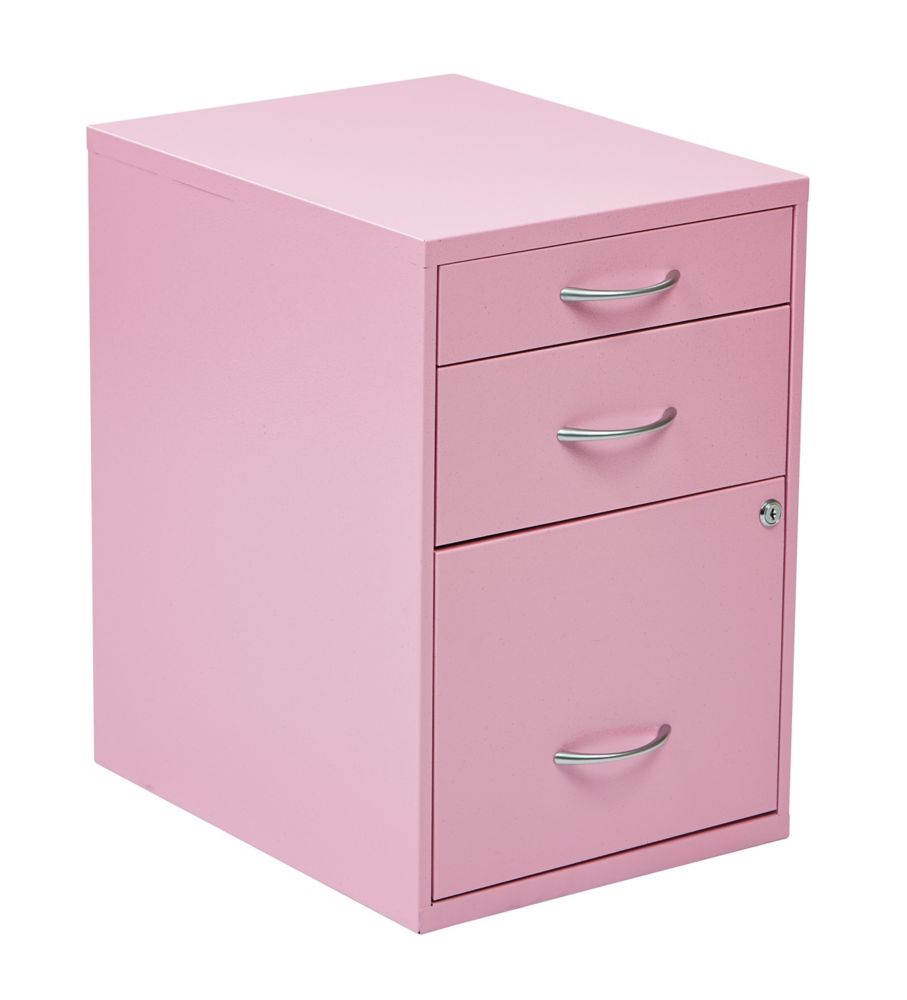 22 Inch Storage File Cabinet Pink 22 Inch Storage File Cabinet Pink