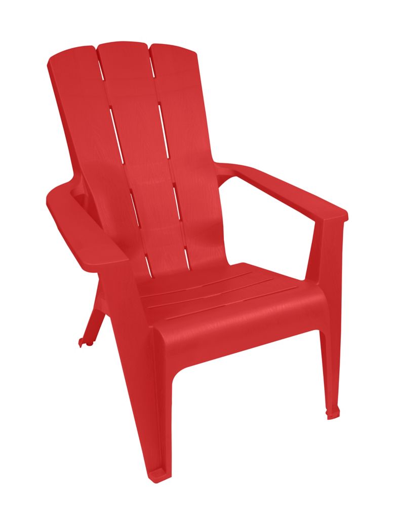 Gracious Living Muskoka Contour Chair In Red