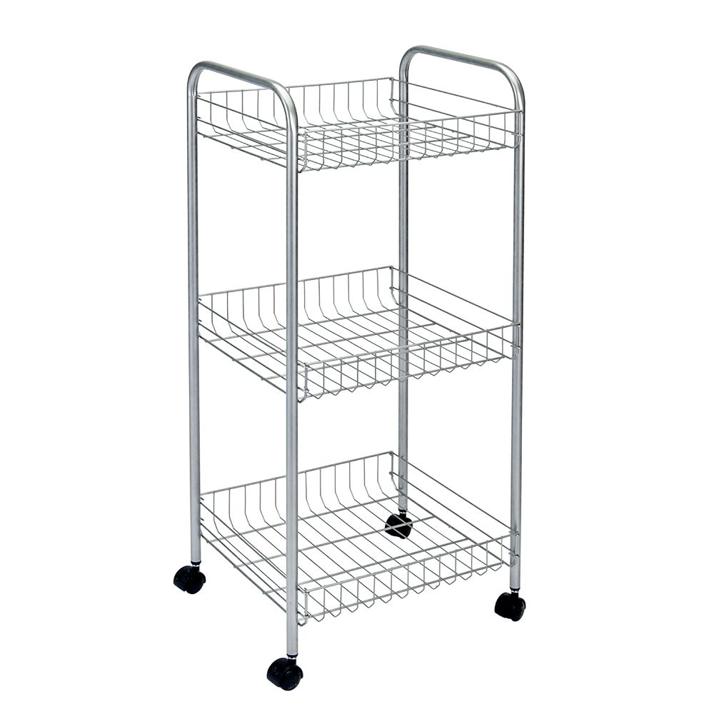 Polytherm - Montreal Rolling Cart 3-Tier 34 X 34 X 85 CM Polytherm - Montreal Rolling Cart 3-Tier 34 X 34 X 85 CM