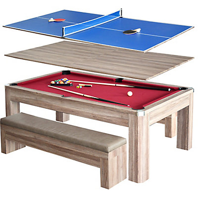 Hathaway Newport 7 Ft Pool Table Combo Set With Benches The Newport 7 Ft Pool Table Combo Set With Benches