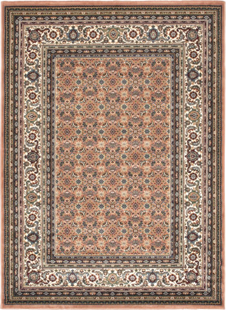 ECARPETGALLERY Traditional Style Brown 5 ft. 6inch x 7 ft. 6inch