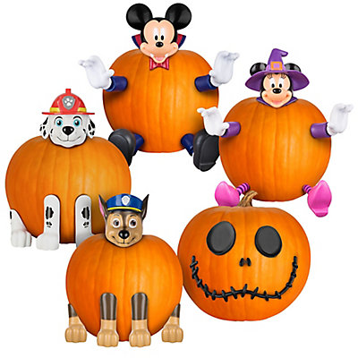 license pumpkin push in halloween jack o lantern decorating kit assorted styles the home depot canada