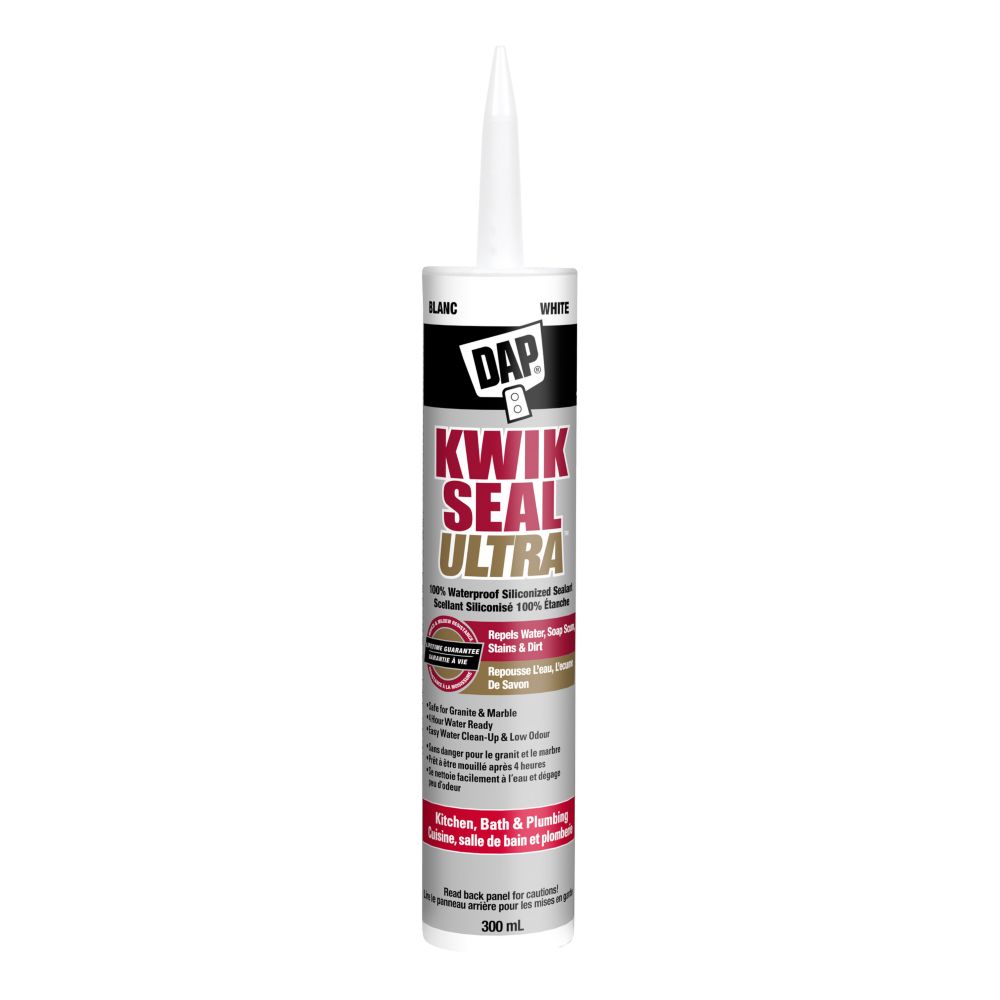DAP Kwik Seal Ultra White 300 mL The Home Depot Canada