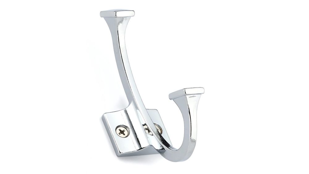 Nystrom Transitionnal Metal Hook 43/8 inch, Chrome The Home Depot Canada