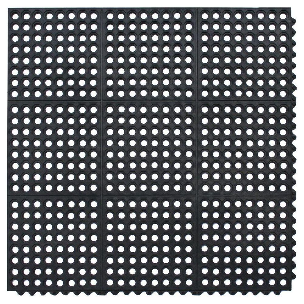 TrafficMASTER Commercial Antifatigue Mat, Black35.8 Inch x 35.8 Inch