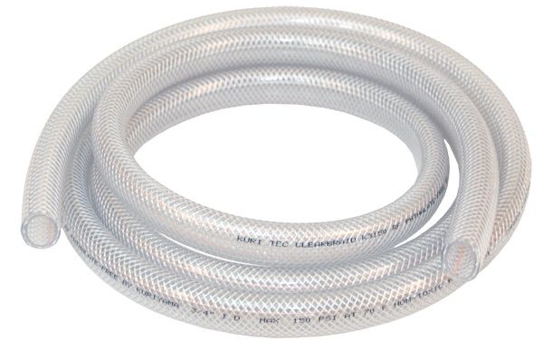 CANADA TUBING Braided Vinyl Tubing, 1 1/2 Inch Inside Diameter X 2 Inch ...