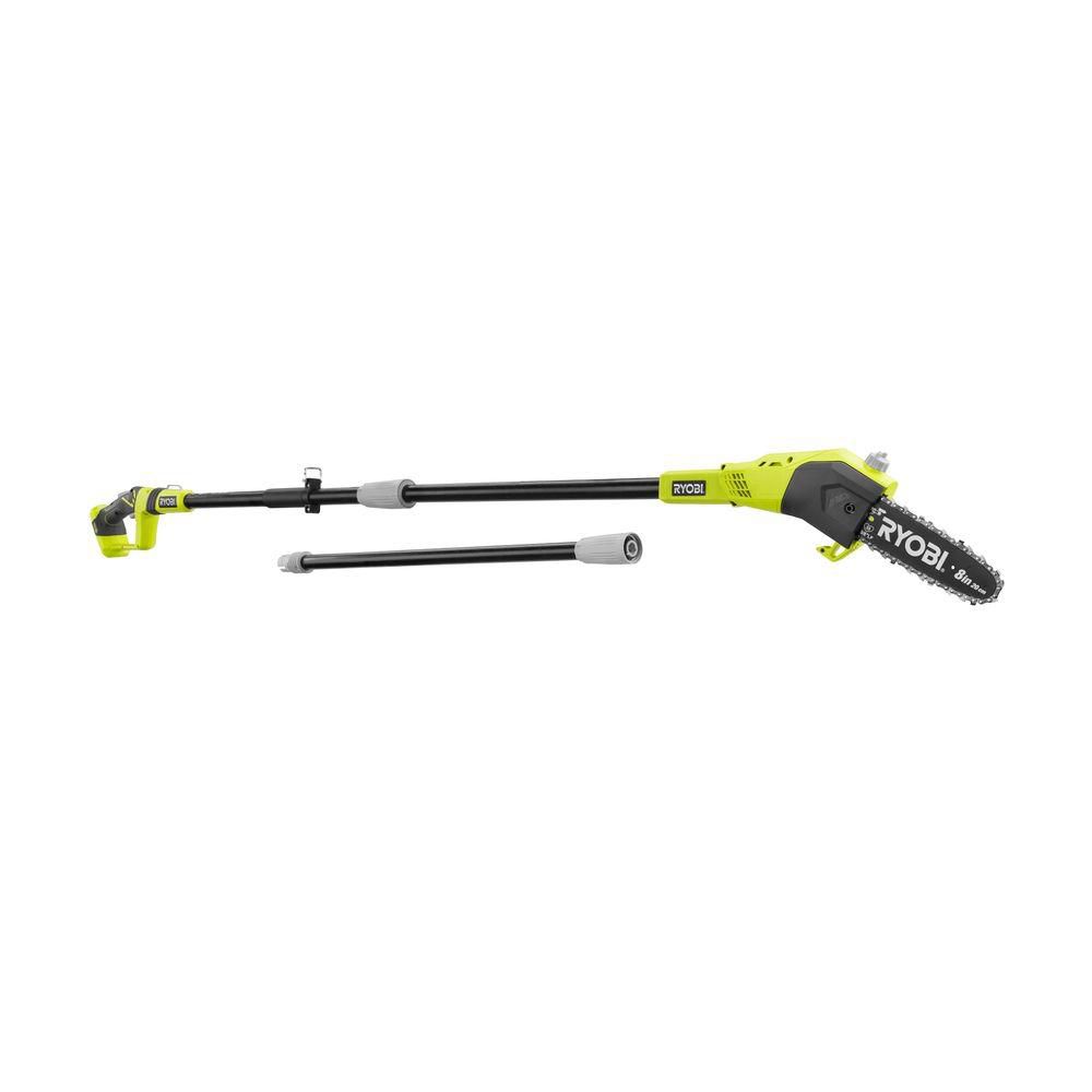 RYOBI ONE+ 8inch 18V LiIon Cordless Pole Saw (Tool Only) The Home