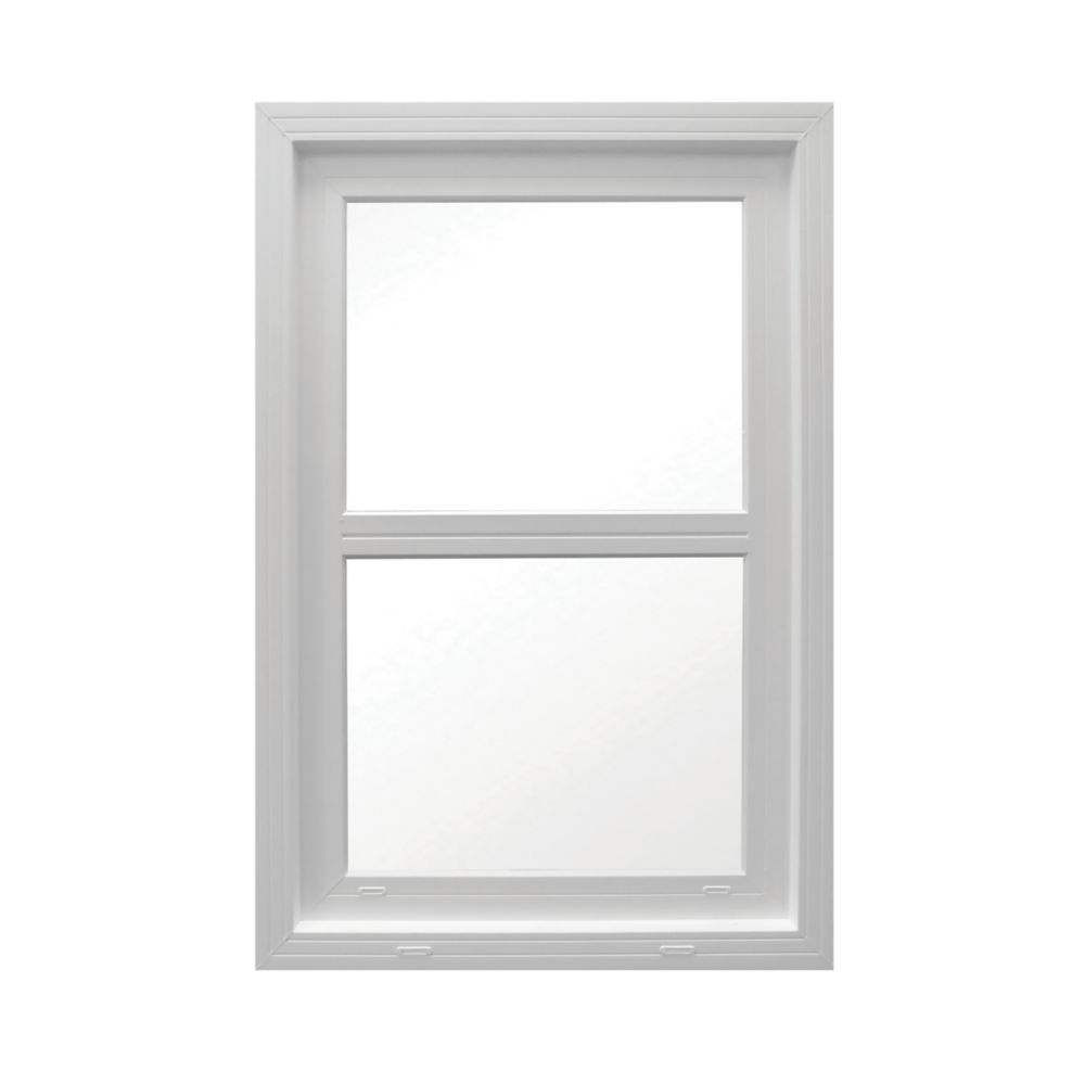 SOLENSIS 30 Inch X 48 Inch Vinyl Single Hung Window With 3 1 4 Inch   P 1001002613 