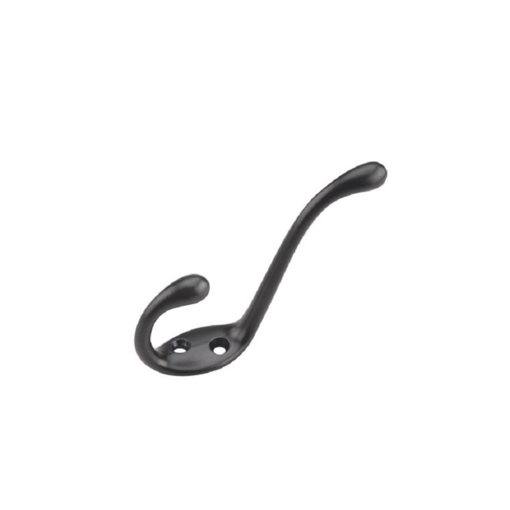 Heavy Duty Coat Hook, Black