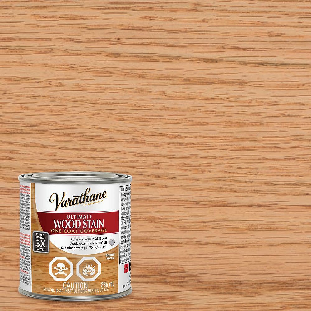 Varathane Ultimate OilBased Interior Wood Stain In Golden Pecan, 236