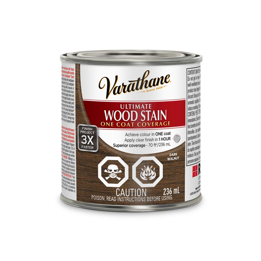 Varathane Ultimate Stain Dark Walnut 236ML The Home Depot Canada