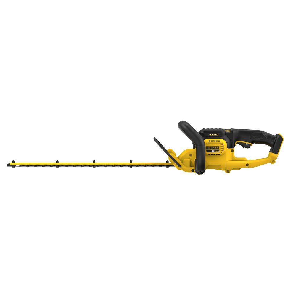 DEWALT Dcht820B 20V Electric Max LiIon Cordless Hedge Trimmer The Home Depot Canada