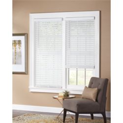 blinds inch wood blind decorators faux cordless actual window width shades depot homedepot