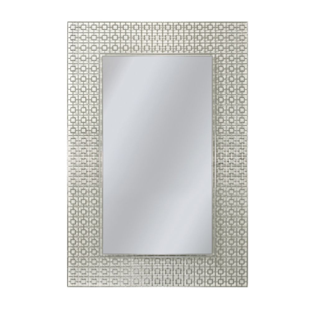 Glacier Bay Frameless Mirror The Home Depot Canada Thd 23 5 X 29 Etched Geometric Mirror