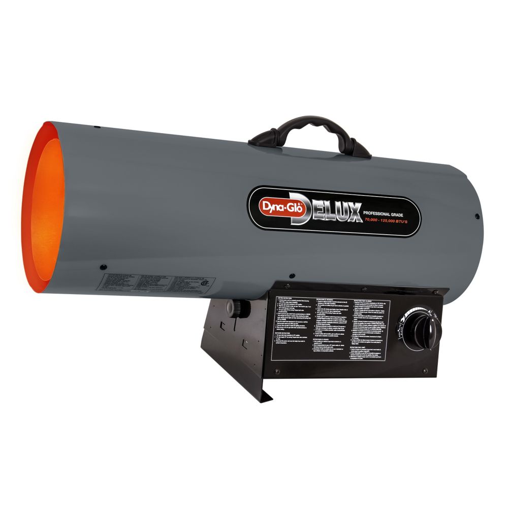 DynaGlo Delux 70,000 125,000 BTU Propane Forced Air Heater The