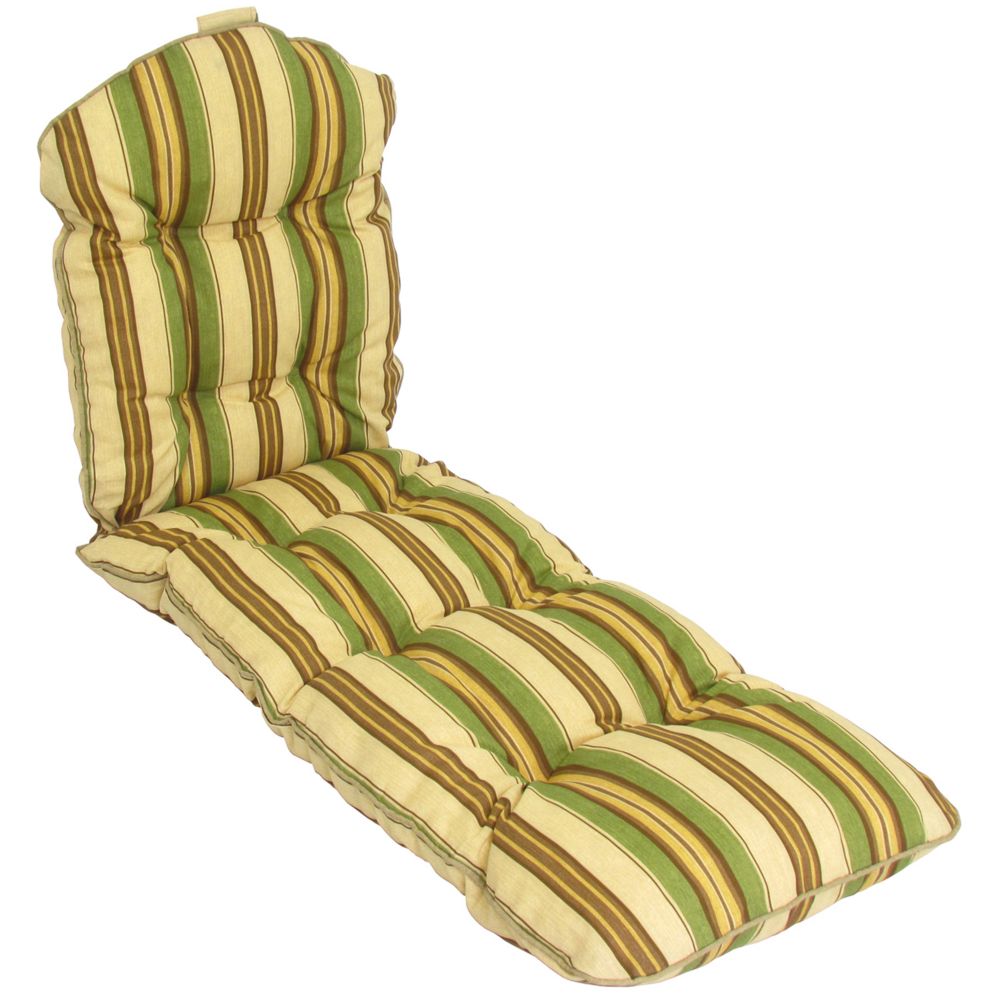Cushion In Stripe Green On Both Sides