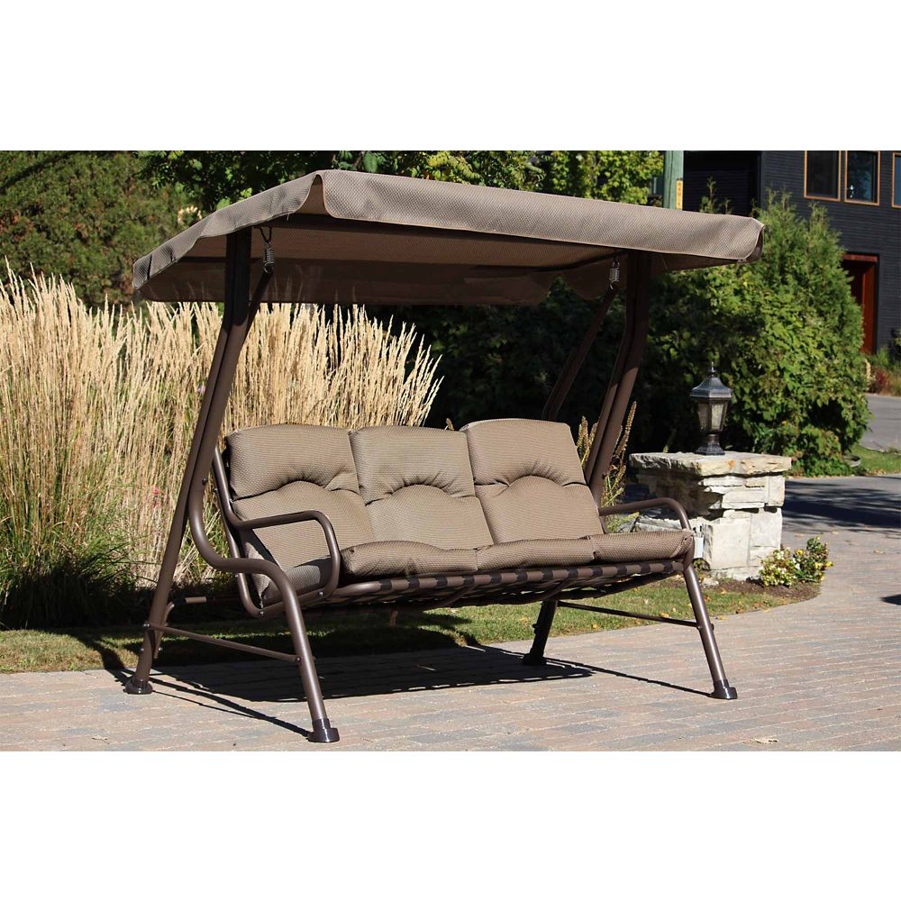 Henryka 3-Seater Patio Swing | The Home Depot Canada