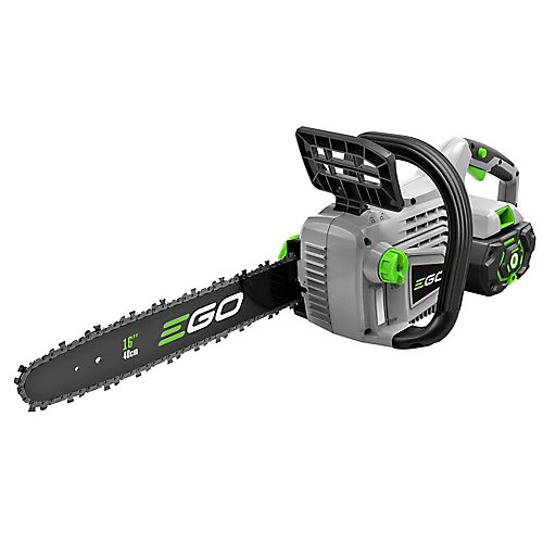 EGO 16-inch 56V Lithium-Ion Cordless Chainsaw, Battery   Charger ...
