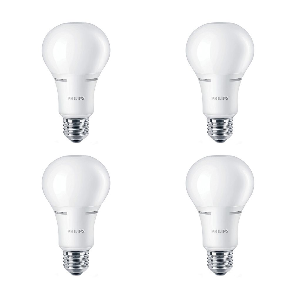 Philips 40/60/100W Equivalent Trilight Soft White (2700K) A21 LED Light