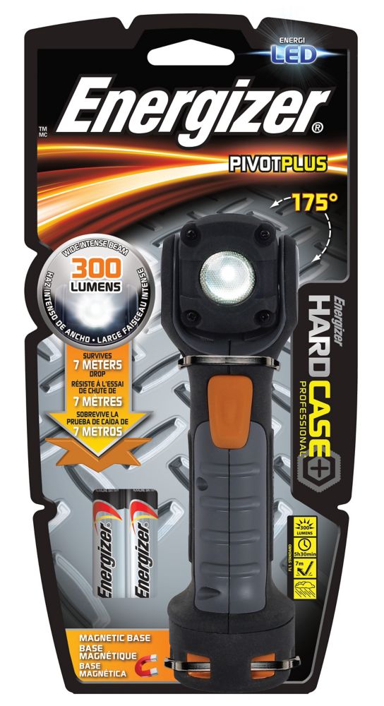 Milwaukee Tool 700 Lumen Led Rechargeable Aluminum Flashlight The Energizer Enr Hardcase Pivot Pro