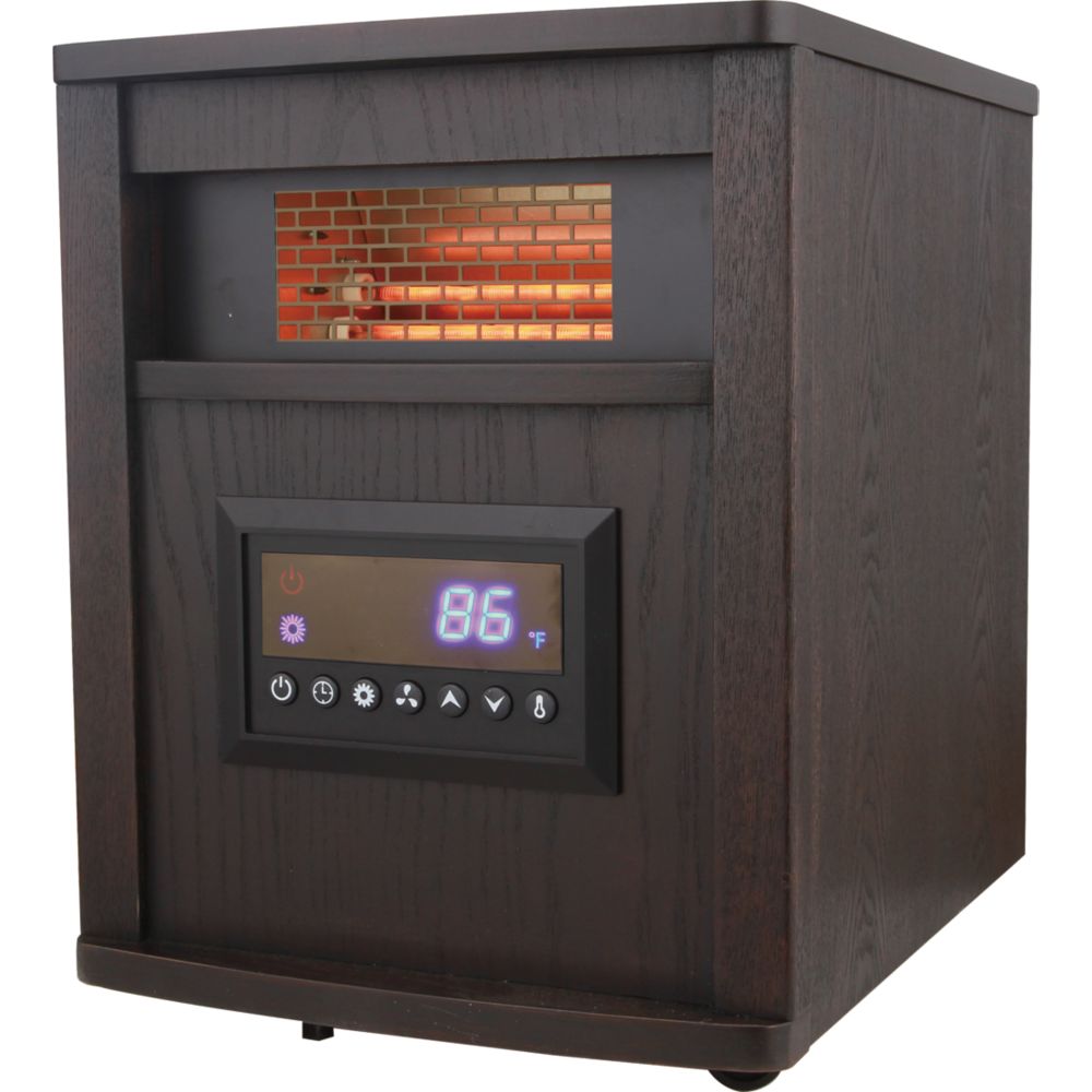 Konwin Infrared Quartz Heater, Wood Cabinet- 4 elements | The Home ...