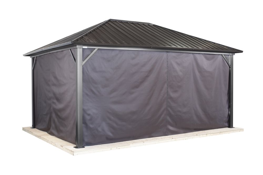 Genova 12\'x16\' Rideaux Brun Foncé Canada Discount ... Genova 12\'x16\' Rideaux Brun Foncé Canada Discount ...