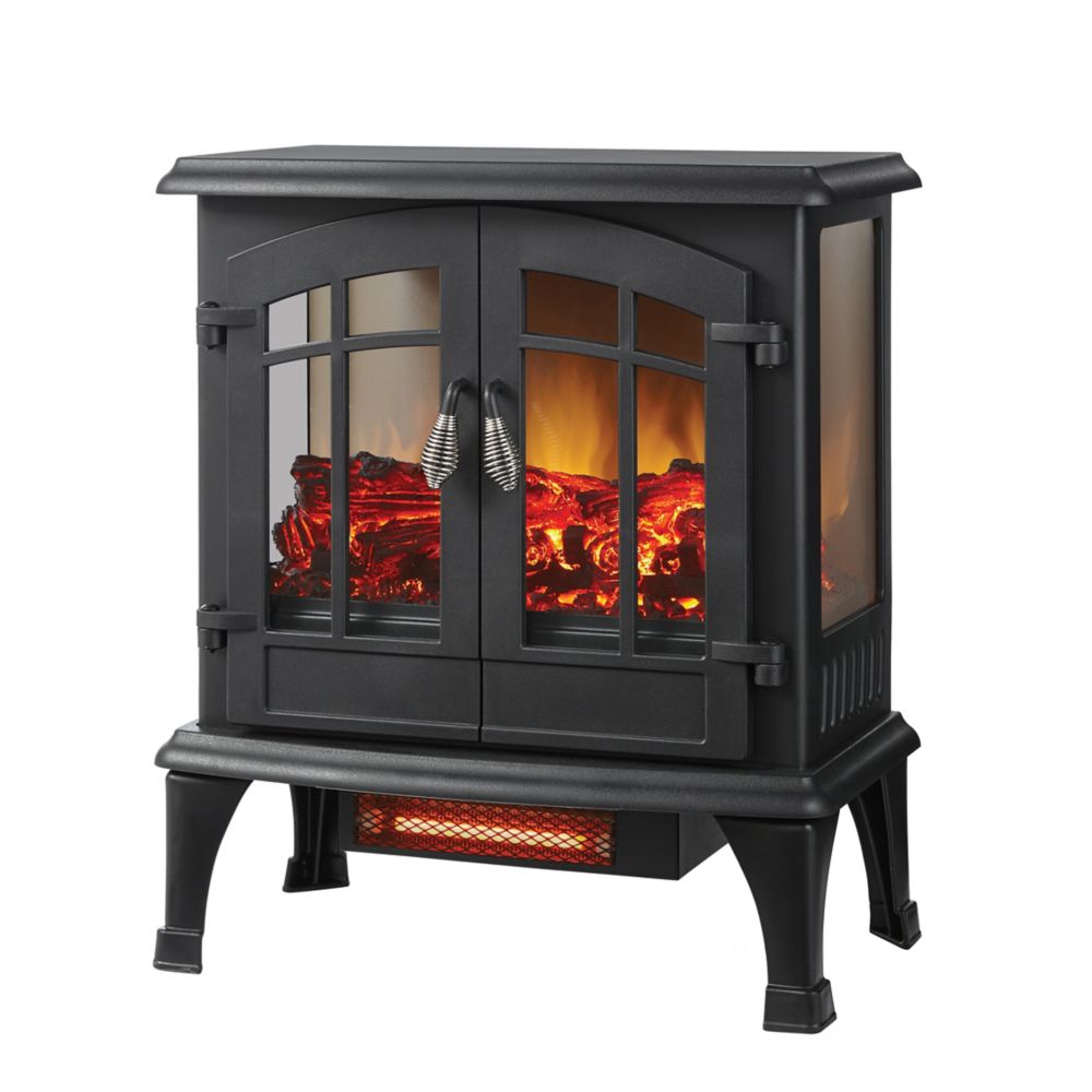 Hampton Bay 20-inch Matte Black Electric Infrared Stove | The Home ...