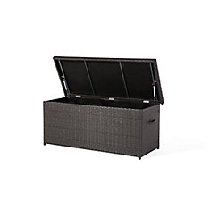 Velago Cone 100 Gallon All Weather Wicker Patio Storage Deck Box Cone 100 Gallon All Weather Wicker Patio Storage Deck Box