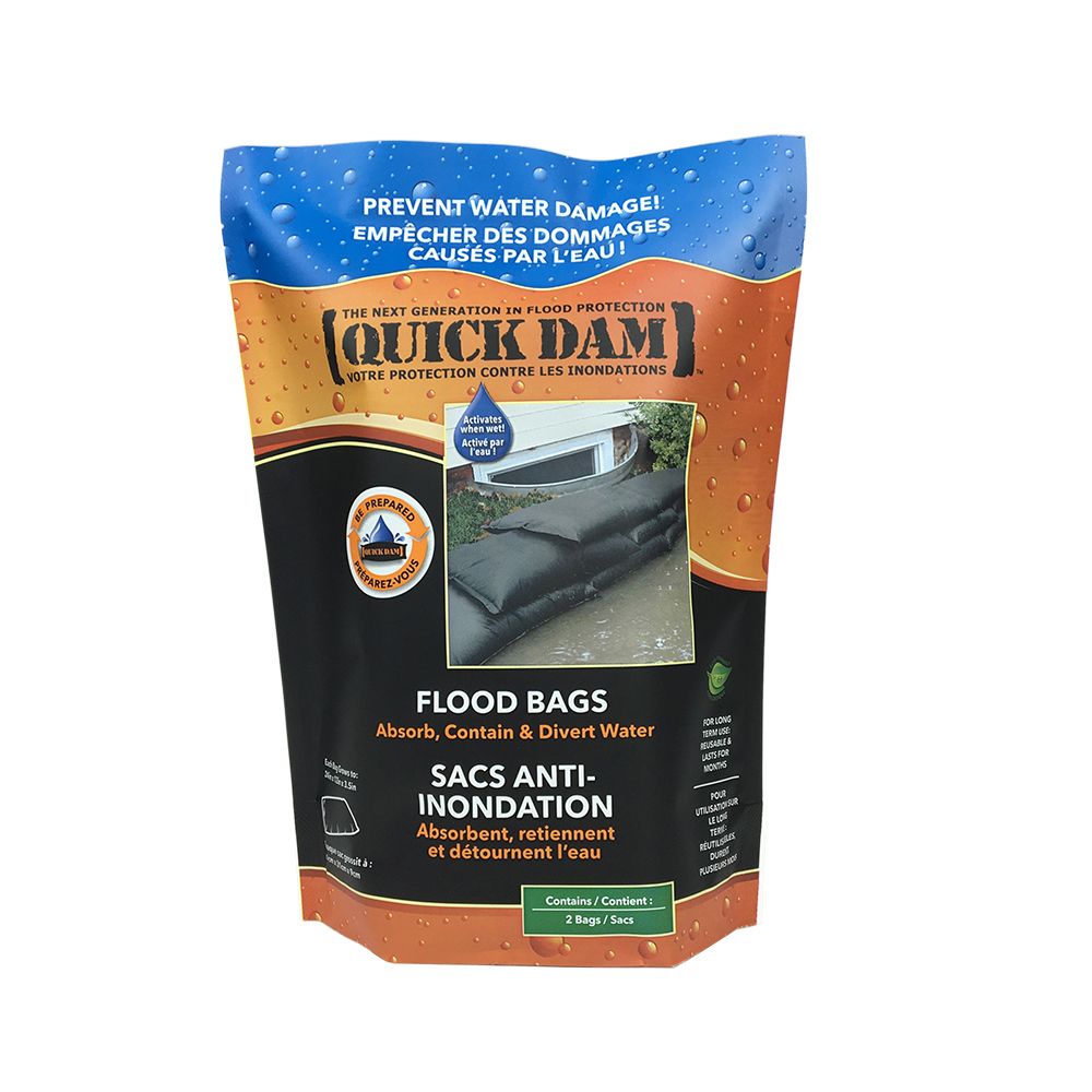 Quick Dam Quick Dam Water Activated Flood Bags | The Home Depot Canada