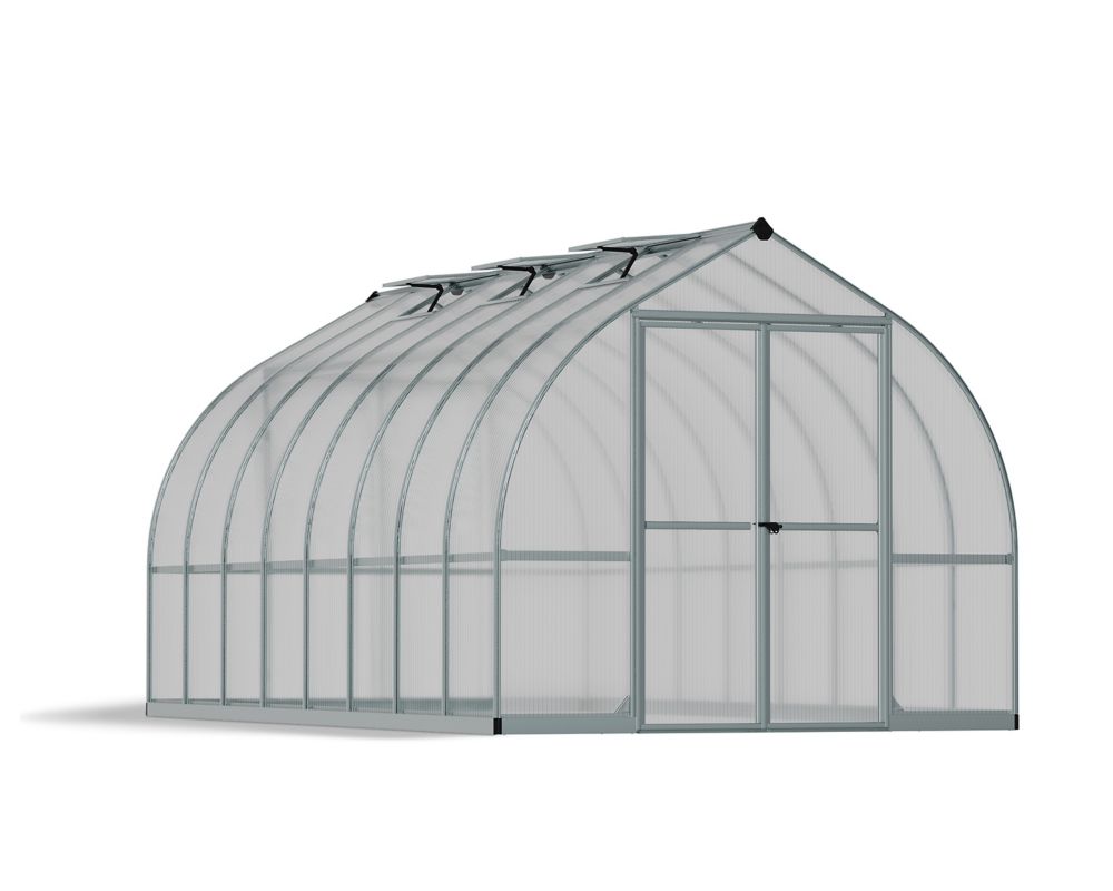 Palram Bella 8 ft. x 16 ft. Greenhouse The Home Depot Canada