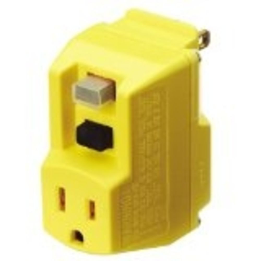 Southwire Yellow GFCI Adapter with Manual Reset The Home Depot Canada