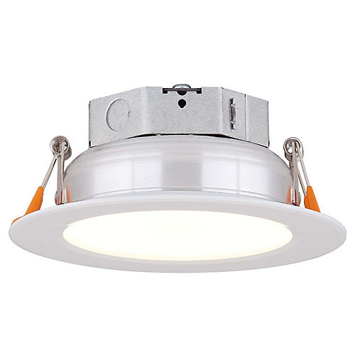 Halo RL 4 in. White Integrated LED Recessed Ceiling Light Fixture ...